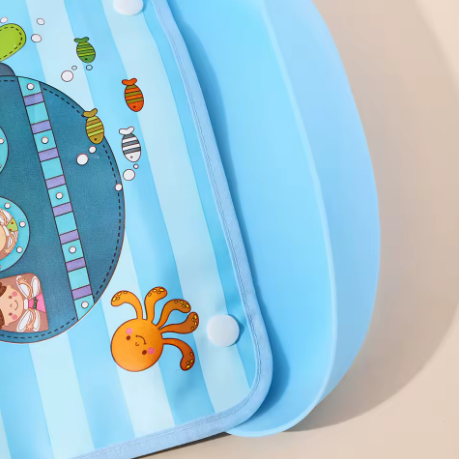 Cartoon Dino Bib