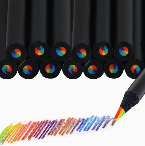 7-Color Rainbow Pencils