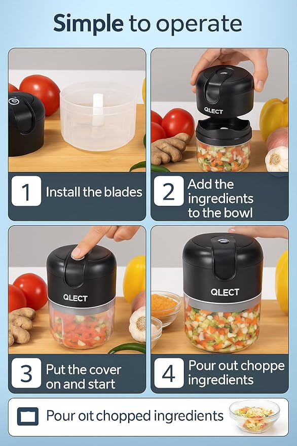 Mini Electric Chopper