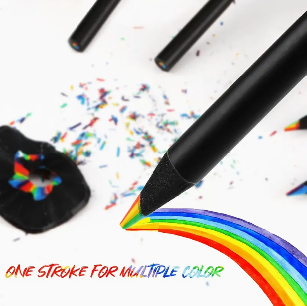 7-Color Rainbow Pencils