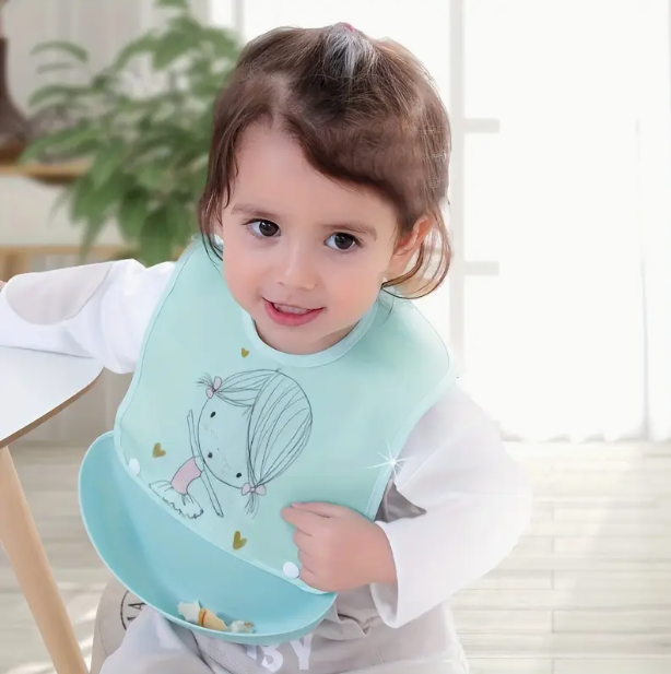 Cartoon Dino Bib