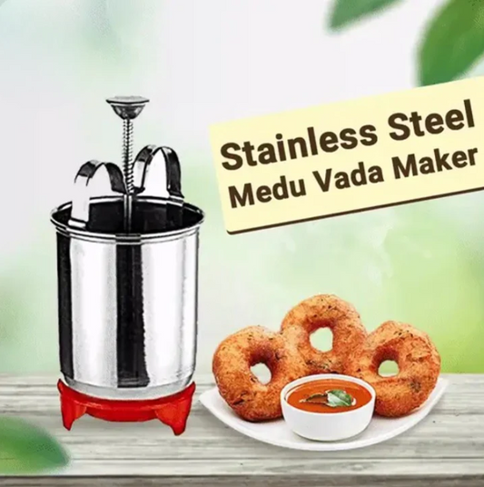 Stainless Steel Medu Vada/Donut Maker With Stand