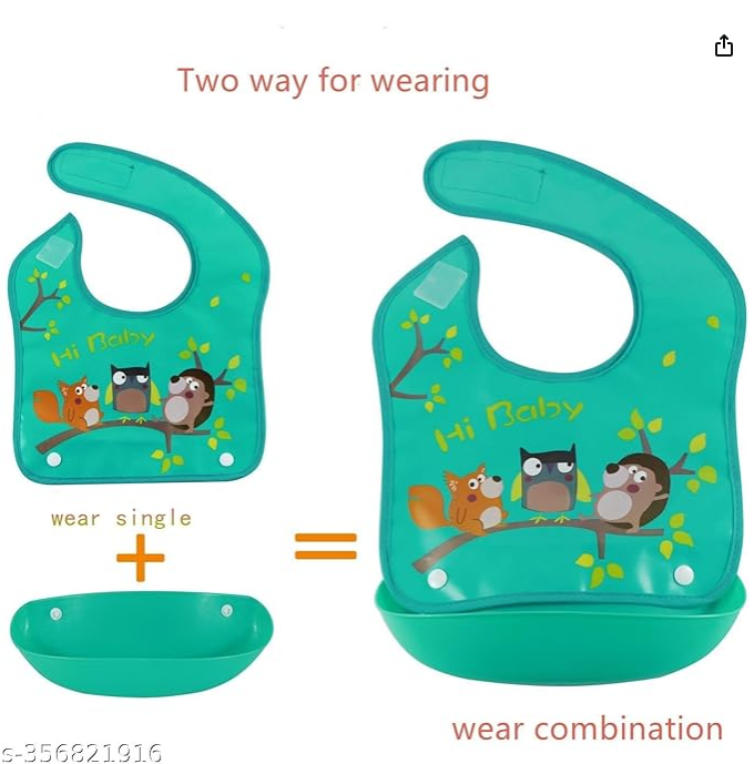 Cartoon Dino Bib
