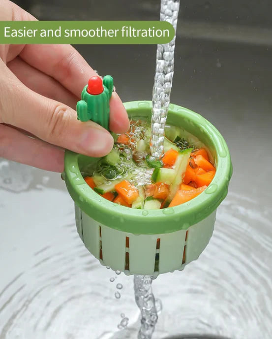 Cute Cactus sink drain