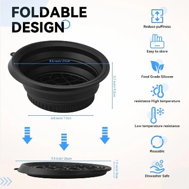 Collapsible Silicone Facial Ice Bowl