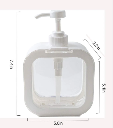 Bestii - Transparent Soap Dispenser Bottle (Buy 1 Get 1 Free)