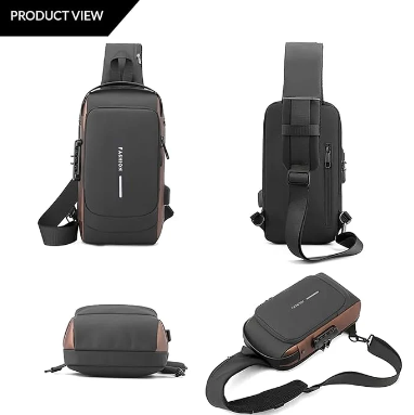 AeroGuard Slim Anti-Theft Crossbody Sling Bag