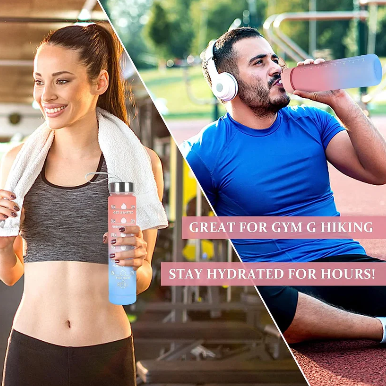 3 Pcs Leakproof Water Bottles