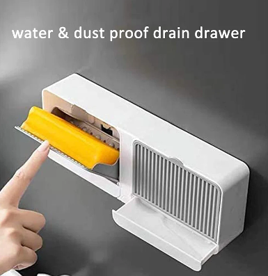 BESTII Bathroom and Wash Basin Soap Box